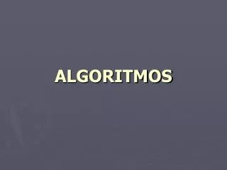 algoritmos
