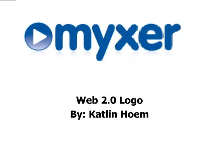 web 2 0 logo by katlin hoem