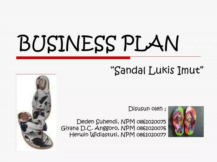 business plan