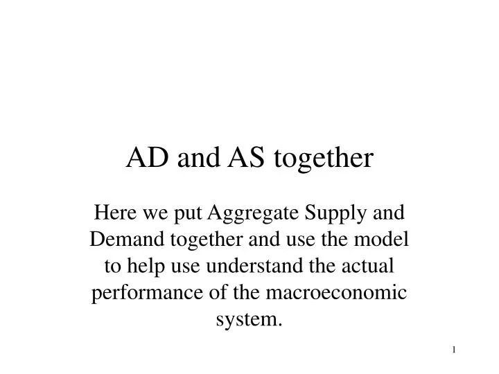 ad and as together