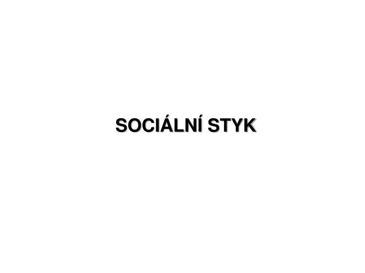 soci ln styk