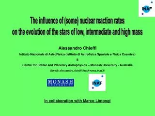 The influence of (some) nuclear reaction rates