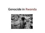 Historical Roots of Genocide in Rwanda: Unveiling Systematic Injustice - slide 1
