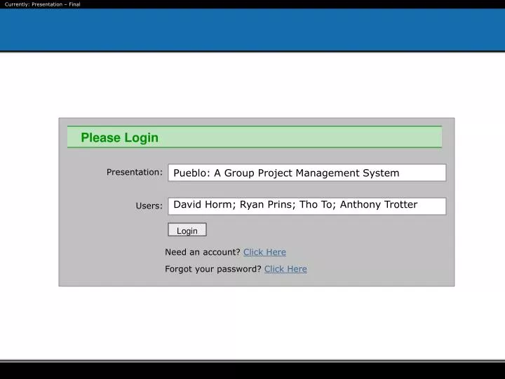 pueblo a group project management system