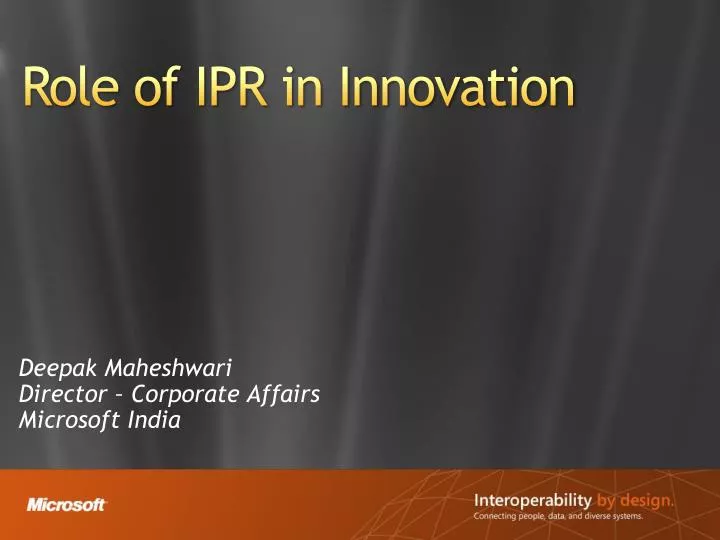role of ipr in innovation