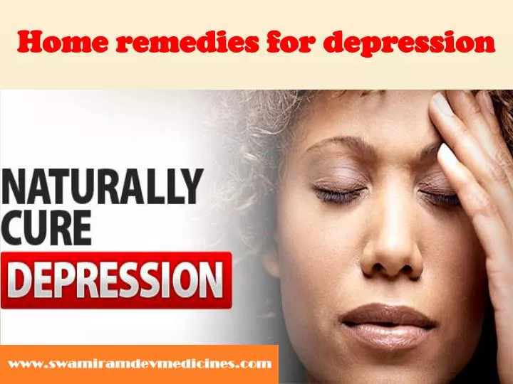 home remedies for depression