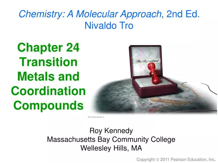 chapter 24 transition metals and coordination compounds