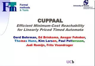CUPPAAL Efficient Minimum-Cost Reachability for Linearly Priced Timed Automata