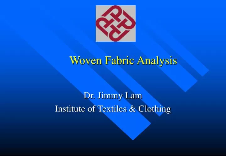 woven fabric analysis