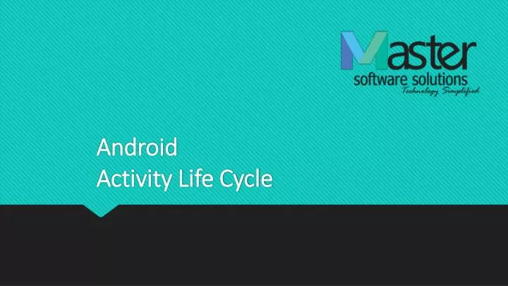 android activity life cycle
