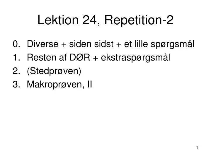 lektion 24 repetition 2
