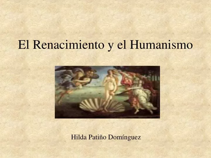 el renacimiento y el humanismo