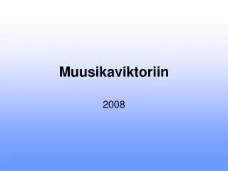 muusikaviktoriin