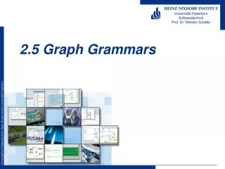 2.5 Graph Grammars
