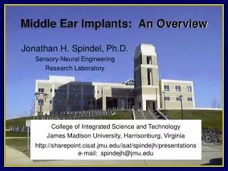 Middle Ear Implants: An Overview