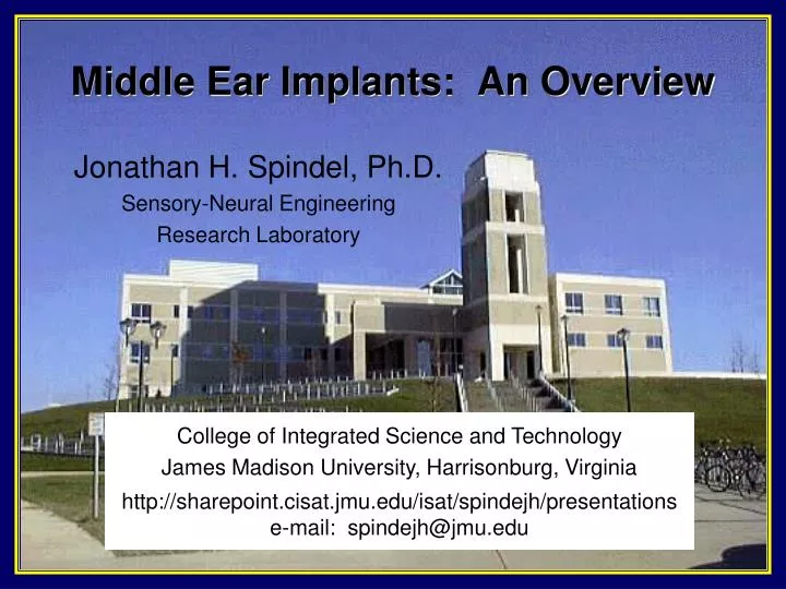 middle ear implants an overview