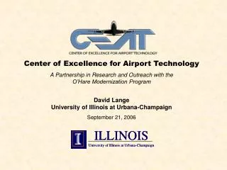 Center of Excellence for Airport Technology