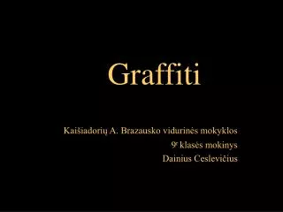 graffiti