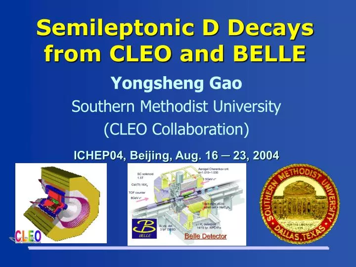 semileptonic d decays from cleo and belle
