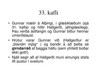 33 kafli