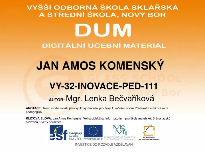 jan amos komensk