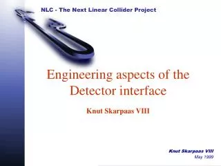 Engineering aspects of the Detector interface