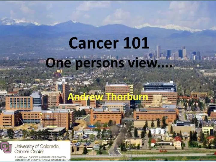 cancer 101 one persons view