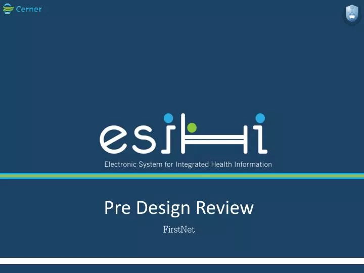 pre design review firstnet