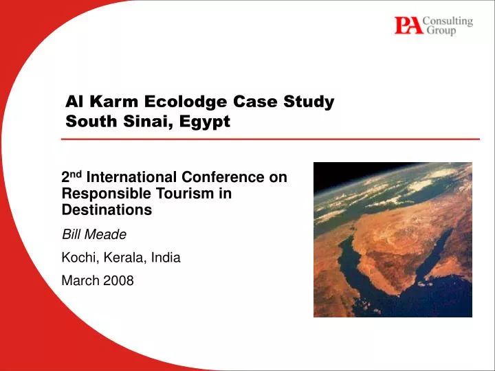 al karm ecolodge case study south sinai egypt