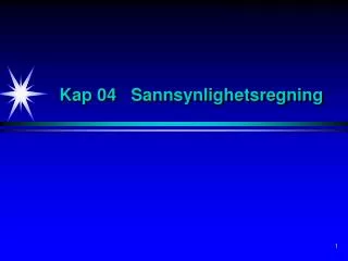 kap 04 sannsynlighetsregning