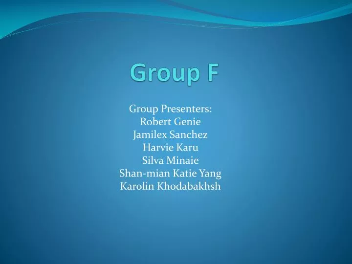 group f