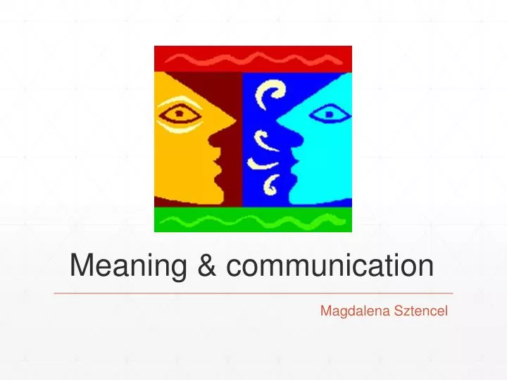 meaning communication