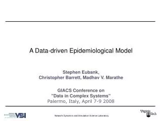 A Data-driven Epidemiological Model