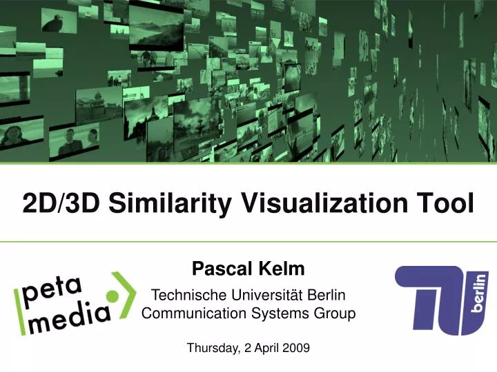 2d 3d similarity visualization tool
