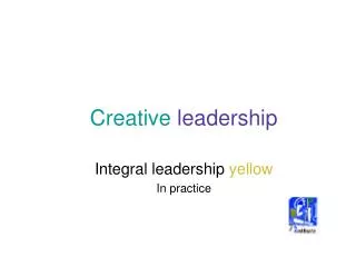 Creative leadership