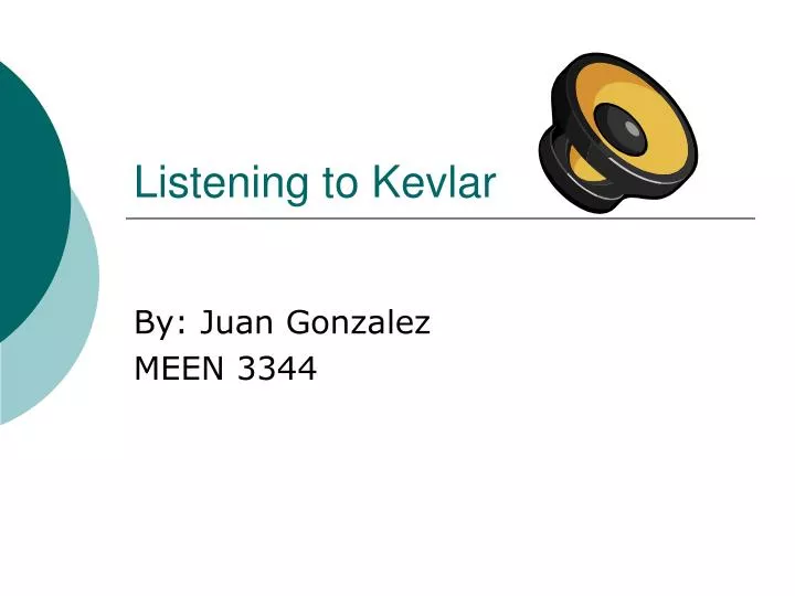 listening to kevlar