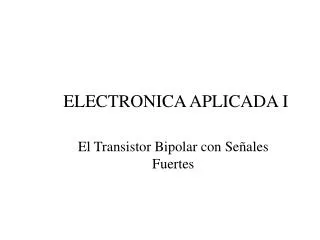 electronica aplicada i