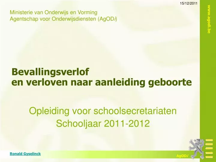 opleiding voor schoolsecretariaten schooljaar 2011 2012