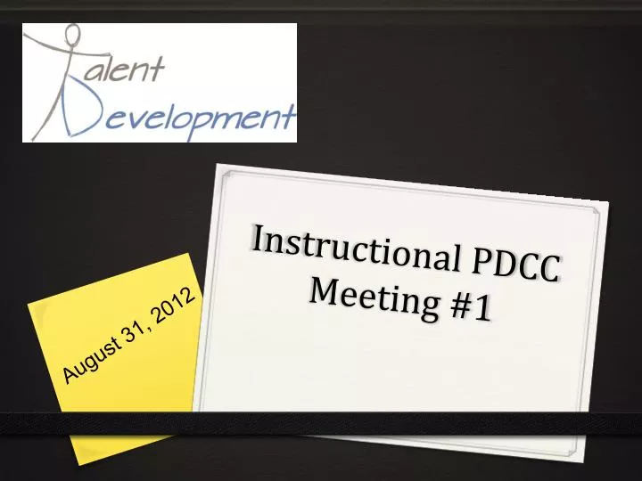instructional pdcc meeting 1
