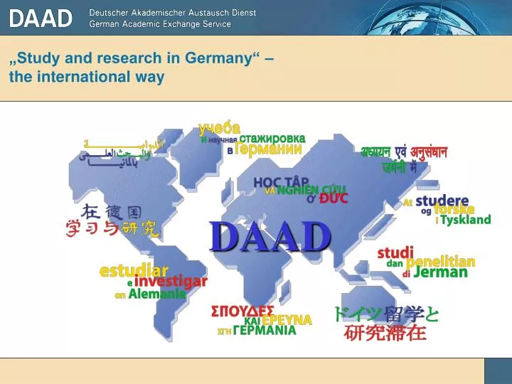 study and research in germany the international way