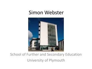 Simon Webster