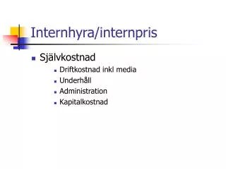 internhyra internpris