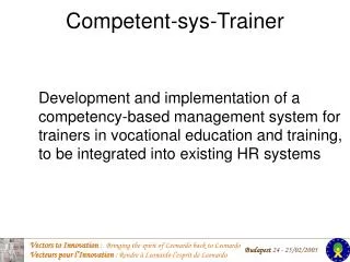 Competent-sys-Trainer
