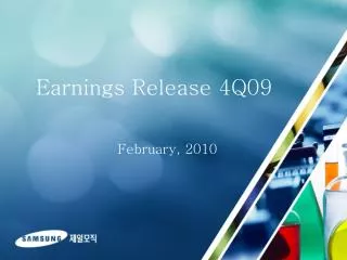 Earnings Release 4Q09