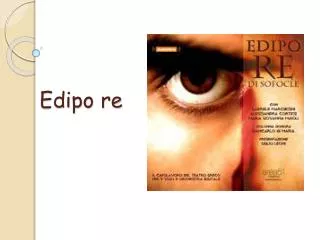 edipo re