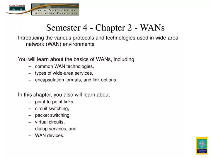 semester 4 chapter 2 wans