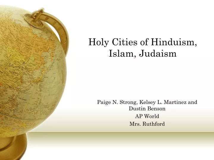 holy cities of hinduism islam judaism