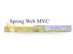 Spring Web MVC - slide 1