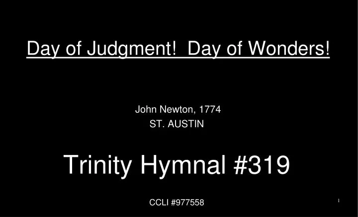 day of judgment day of wonders