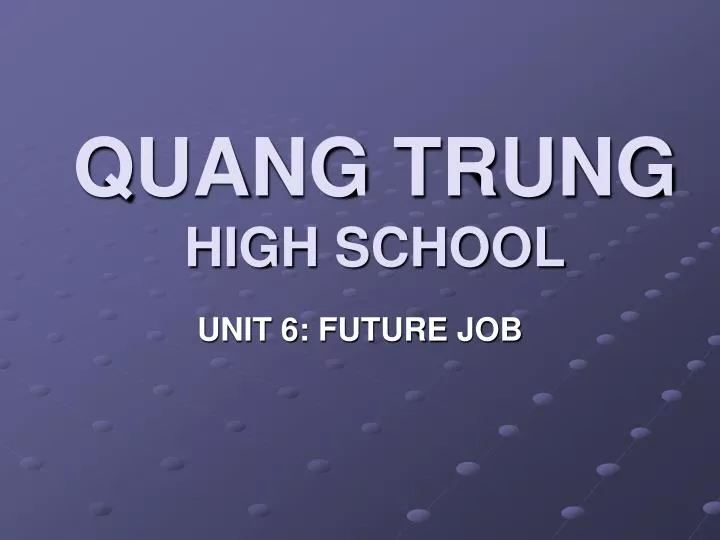 quang trung high school